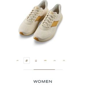 Tracksmith Cream and Tan Athletic Shoes